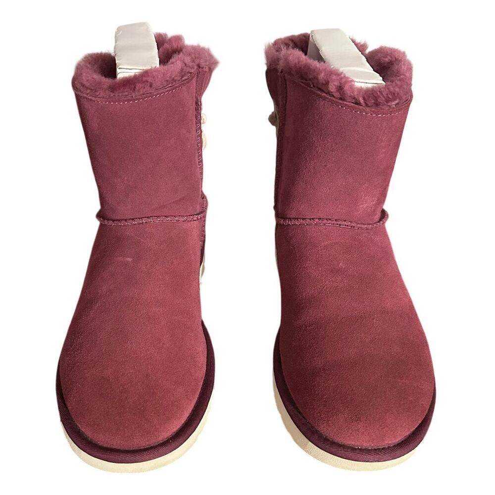 UGG PREOWNED EXCELLENT CONDITION - Purple suede boots lined - Picture 3 of 14